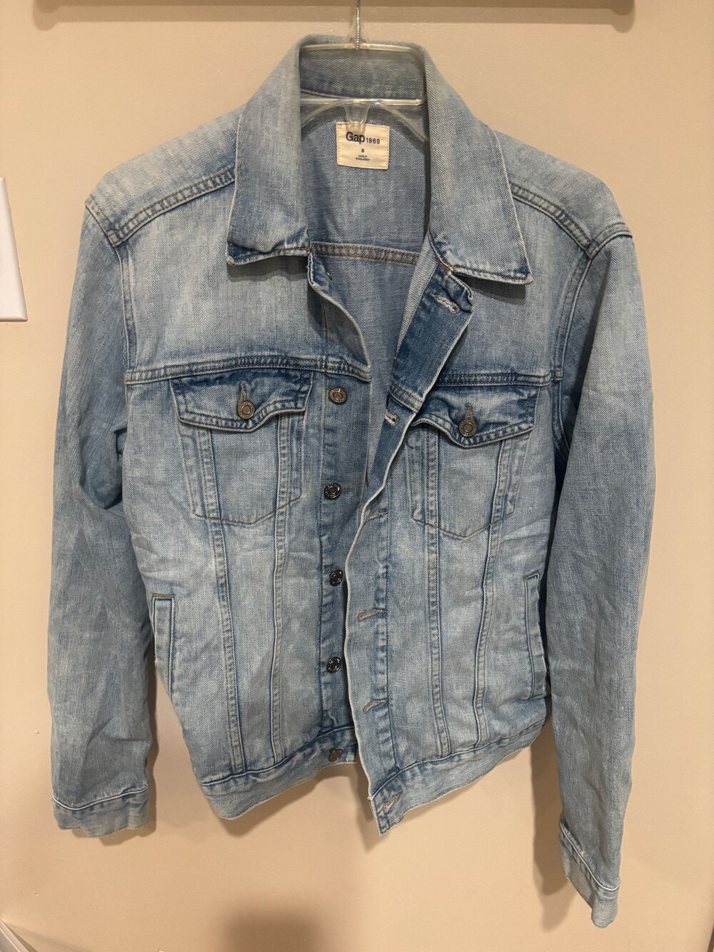 Gap 1969 Denim Jacket Size S Light Wash Vintage